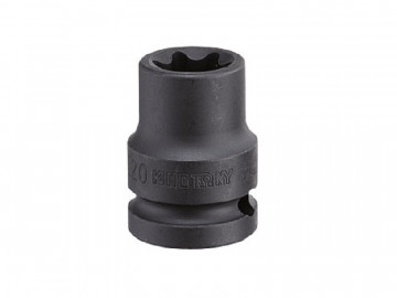 Головка торцевая ударная TORX Е-стандарт 3/4&quot, E24, L = 56 мм KING TONY 657524M