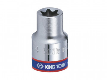 Головка торцевая TORX Е-стандарт 1/4&quot, E4, L = 24 мм KING TONY 237504M