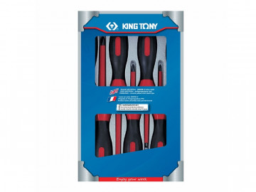 Набор отверток в коробке, диэлектрические, 7 предметов KING TONY 30617MR