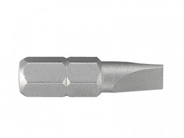 Вставка (бита) торцевая 1/4&quot, Slotted, 4х0.5 мм, L = 25 мм KING TONY 102504S1