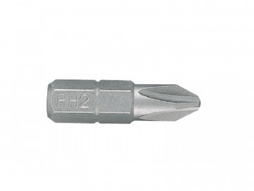 Вставка (бита) торцевая 1/4&quot, Phillips, PH1, L = 25 мм KING TONY 102501P