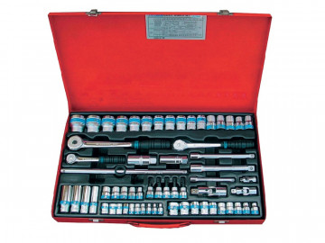 Набор торцевых головок с принадлежностями, 62 предмета KING TONY 9564MR