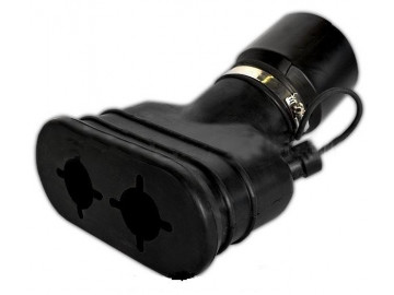 Наконечник неопреновый 200х100 мм для шланга 100 мм TROMMELBERG