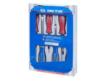 Набор отверток в коробке, 6 предметов KING TONY 31116MR01
