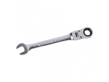 Ключ трещоточный комбинированный с шарниром 11 мм KING TONY 373011M