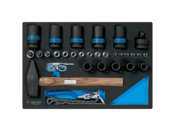 Набор ударных головок 1, головок TORX Е-стандарт King Tony 9-99430MFV