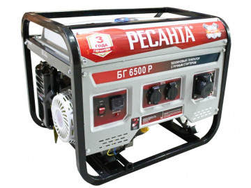 Электрогенератор БГ 6500 Р Ресанта 64/1/45