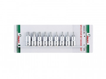 Набор торцевых головок TORX 1/2 Hans 46024-9C