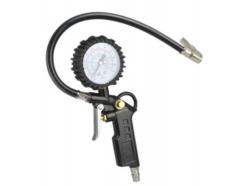 Пистолет для подкачки шин с аналоговым манометром KraftWell арт. KRWTG-A