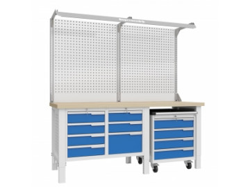 Верстак слесарный CTR 2002.S34M4.3-2F