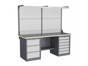 Верстак слесарный FBK 205.36.4-2FR