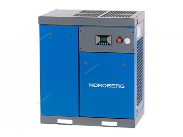 Компрессор винтовой, 22 кВт, 10 бар, 3085 л/мин, IP23, без ресивера NORDBERG NCB30