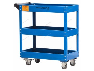 Тележка инструментальная, 3 полки, синяя T1(B) Nordberg