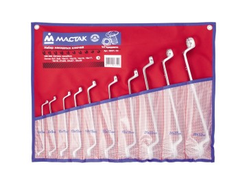 Набор накидных ключей, 6-32 мм, 10 предметов МАСТАК 0231-10P