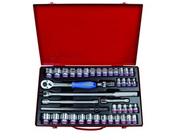 Набор торцевых головок с принадлежностями 1/2