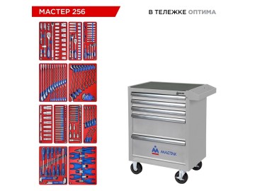 Набор инструментов 256 предметов, 